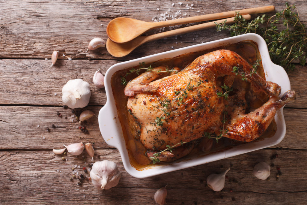 PCOS Friendly Holiday Recipes:roast chicken